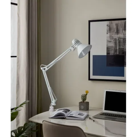 Candeeiro de Mesa com Braço e Cabeça Ajustáveis FIRMO EGLO 90872