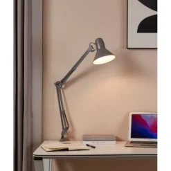 Candeeiro de Mesa com Braço e Cabeça Ajustáveis FIRMO EGLO 90874