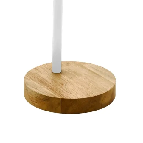 Candeeiro de Mesa com Braço Flexível em Metal e Madeira VERADAL EGLO 98832