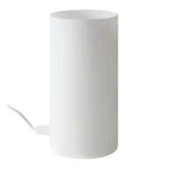Candeeiro de Mesa com Cilindro de Vidro Opalino Branco GEO EGLO 81827