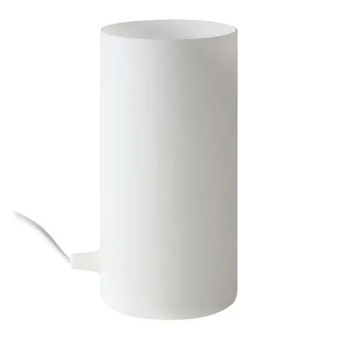 Candeeiro de Mesa com Cilindro de Vidro Opalino Branco GEO EGLO 81827