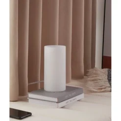 Candeeiro de Mesa com Cilindro de Vidro Opalino Branco GEO EGLO 81827