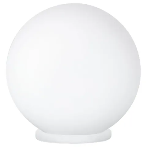 Candeeiro de Mesa com Esfera de Vidro Opalino Branco RONDO EGLO 85264