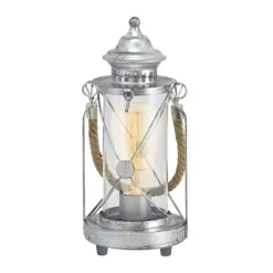 Candeeiro de Mesa com Estrutura em Aço e Vidro BRADFORD EGLO 49284