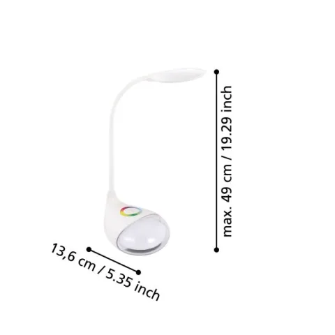 Candeeiro de Mesa com Função Touch-Me e LED CABADO 1 EGLO 97078