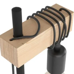 Candeeiro de Mesa com Madeira de Pinho e Metal TOWNSHEND EGLO 43515