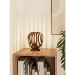 Candeeiro de Mesa com Superfície em Bronze Escovado ESPINAL EGLO 901099