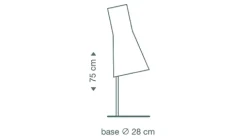 Candeeiro de mesa em madeira - Secto 4220