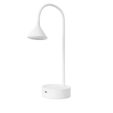 Candeeiro de Mesa Forlight Ding Branco DE-0271-BLA