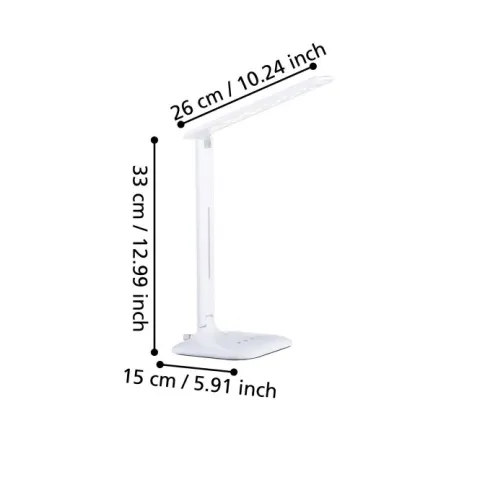 Candeeiro de Mesa LED Ajustável CAUPO EGLO 93965