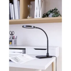Candeeiro de mesa LED com braço flexível e luz ajustável LAURO EGLO 902175