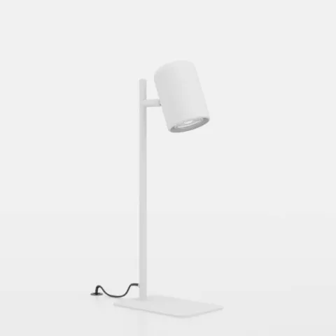 Candeeiro de Mesa LED com Cabeça Ajustável em Metal Branco CEPPINO EGLO 98856
