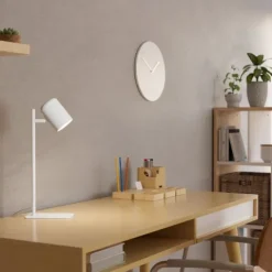 Candeeiro de Mesa LED com Cabeça Ajustável em Metal Branco CEPPINO EGLO 98856