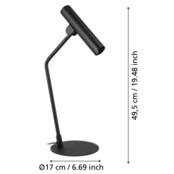 Candeeiro de mesa LED com cabeça articulada ALMUDAINA EGLO 900908