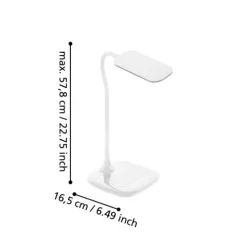 Candeeiro de Mesa LED com Carregamento Sem Fios MASSERIE EGLO 98247