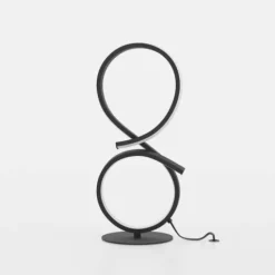 Candeeiro de Mesa LED com Design Curvo em Preto e Branco SERPINS EGLO 901269