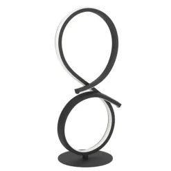 Candeeiro de Mesa LED com Design Curvo em Preto e Branco SERPINS EGLO 901269