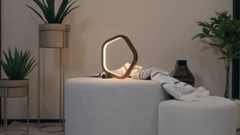 Candeeiro de Mesa LED com Design Pentagonal e Função CCT ESTRELLA EGLO 390508