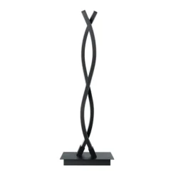 Candeeiro de Mesa LED com Dois Perfis Curvos em Metal Preto LASANA 3 EGLO 99318