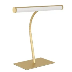 Candeeiro de Mesa LED com Pescoço Flexível Latão Escovado RICCIONE EGLO 901983
