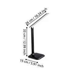 Candeeiro de Mesa LED com Pescoço Ajustável CAUPO EGLO 93966