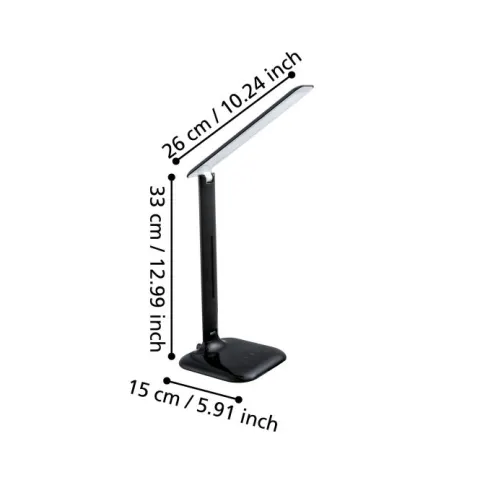 Candeeiro de Mesa LED com Pescoço Ajustável CAUPO EGLO 93966