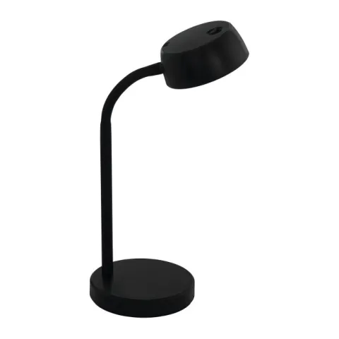 Candeeiro de Mesa LED Preto com Luz Branca Quente CABALES EGLO 99335