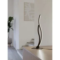 Candeeiro de mesa LED preto e branco GRISOLIA EGLO 901208
