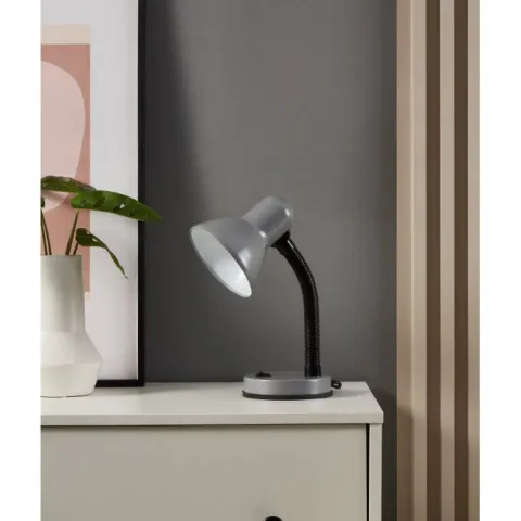 Candeeiro de Mesa Metálico com Pescoço Ajustável BASIC 1 EGLO 90977