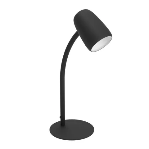 Candeeiro de Mesa Preto Mate Articulado CARLO EGLO 901828