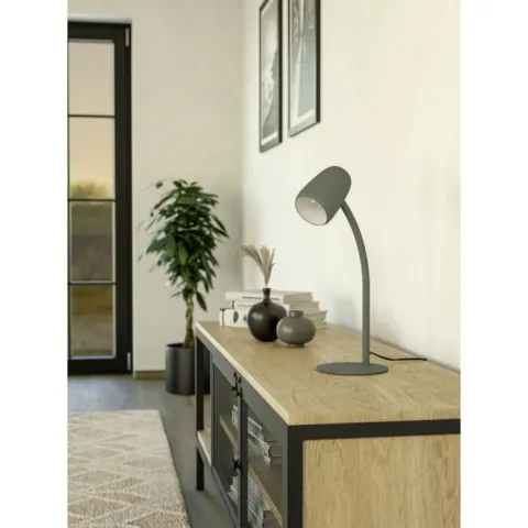 Candeeiro de Mesa Verde Lodengrün com Braço Articulado CARLO EGLO 901831