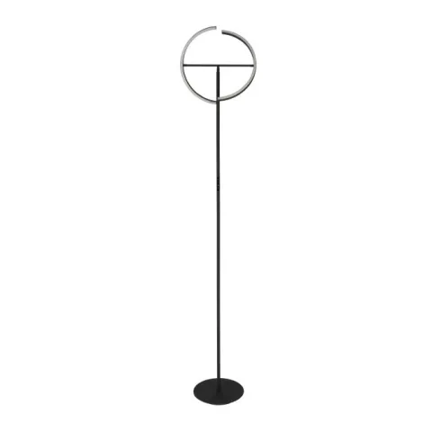 Candeeiro de Pé CASTELPOTO EGLO - Aço Preto, LED 3000K, Dimmer Tátil, 180cm 901972