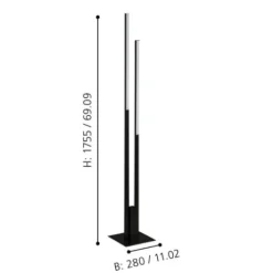 Candeeiro de pé eglo led Fraioli-Z 900082