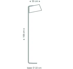 Candeeiro de pé em madeira Owalo 7010 - Secto Design