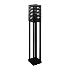 Candeeiro de Pé Exterior com Corpo Cuboide Preto ALAMONTE 3 EGLO 900139