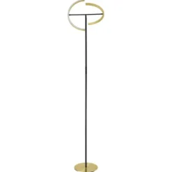 Candeeiro de pé LED CASTELPOTO EGLO – Design em latão escovado com orientação ajustável 901973