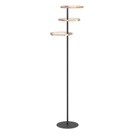 Candeeiro de pé LED com anéis giratórios bronze ESTRELLA EGLO 390509