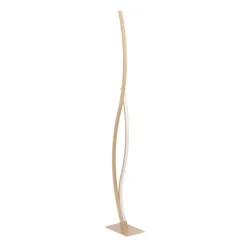 Candeeiro de pé LED com aspeto em madeira GRISOLIA EGLO 901214