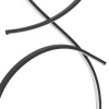 Candeeiro de pé LED com design curvo preto e branco SERPINS EGLO 901271