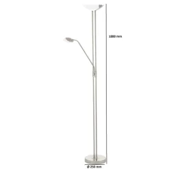 Candeeiro de pé LED com luz de leitura flexível BAYA EGLO 93874