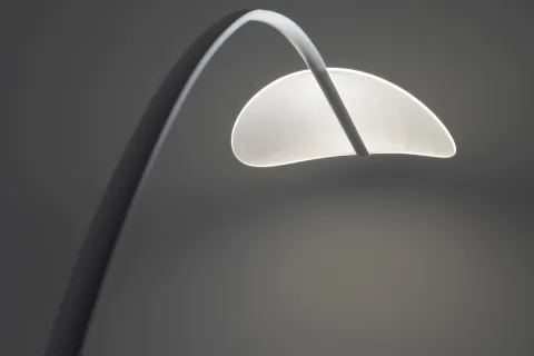 Candeeiro de Pé led Diphy Branco Alumínio 520mm Stilnovo 8165