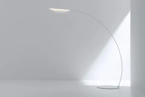 Candeeiro de Pé led Diphy Branco Alumínio 520mm Stilnovo 8165