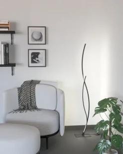 Candeeiro de Pé LED Preto e Branco GRISOLIA EGLO 901209
