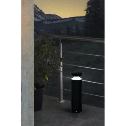 Candeeiro de Poste LED em Alumínio Fundido Preto MELZO EGLO 97632
