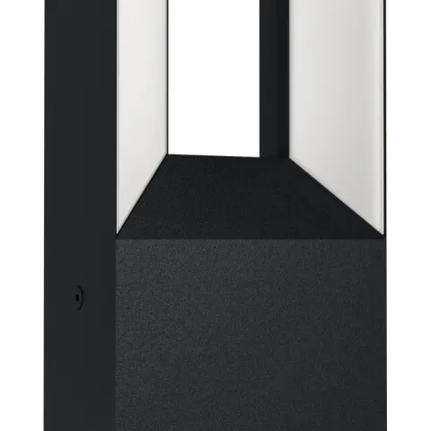 Candeeiro de Poste LED Exterior em Alumínio Fundido Preto RIFORANO EGLO 98727