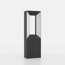 Candeeiro de Poste LED Exterior em Alumínio Fundido Preto RIFORANO EGLO 98727