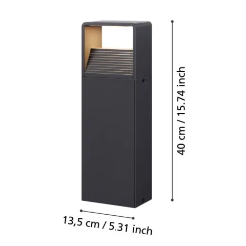 Candeeiro de Poste LED para Exterior DONINNI 1 EGLO 98271