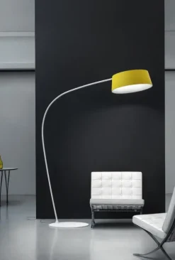 Candeeiro de Pé Oxygen FL1 Amarelo LED Stilnovo 8103