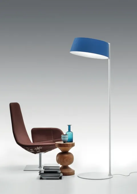 Candeeiro de Pé Oxygen FL2 Azul LED Stilnovo 8100