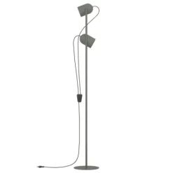 Candeeiro de Pé TILSTON Verde Musgo com Focos Orientáveis E14 44137